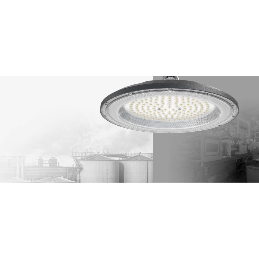 LED Ipari műszaki lámpa HIGHBAY LED/200W/230V 4500K IP65 szürke