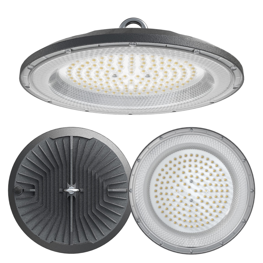 LED Ipari műszaki lámpa HIGHBAY LED/200W/230V 4500K IP65 szürke