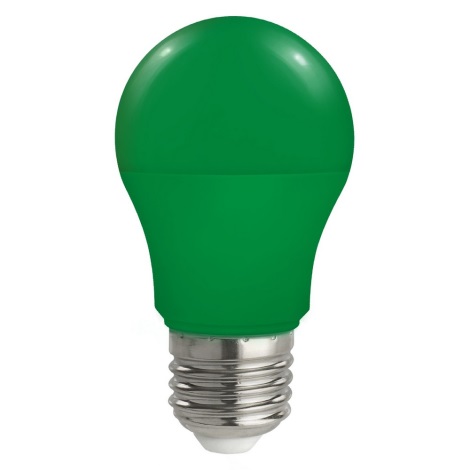 LED Izzó A50 E27/4,9W/230V zöld