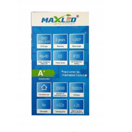 LED Izzó A60 E27/10W/230V 3000K