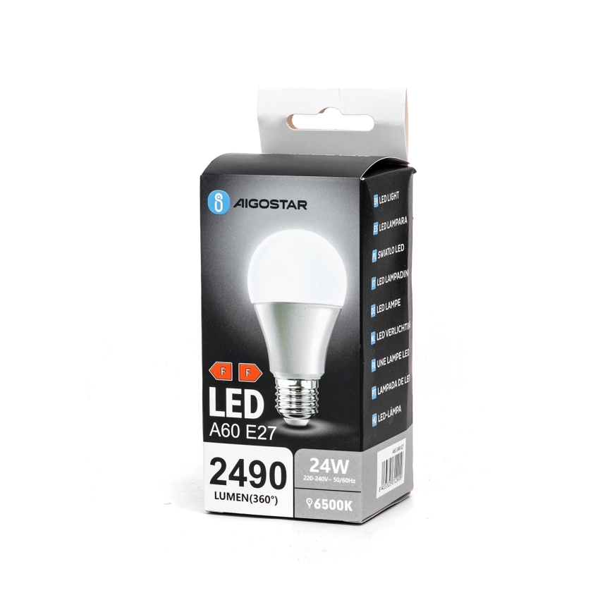 LED Izzó A60 E27/24W/230V 6500K - Aigostar