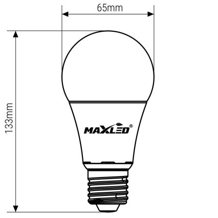 LED izzó A70 E27/17W/230V 4000K