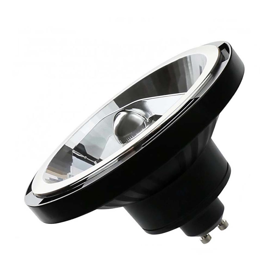 LED Izzó AR111 GU10/12W/230V 3000K fekete 20°