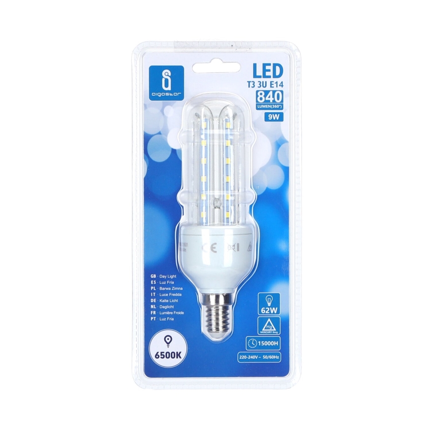 LED Izzó B5 E14/9W/230V 6500K - Aigostar