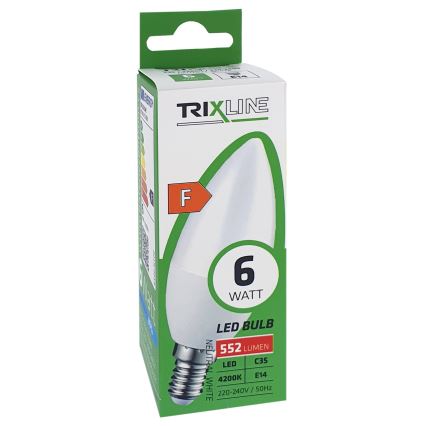 LED Izzó C35 E14/6W/230V 4200K