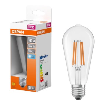 LED izzó CLASSIC FILAMENT E27/6,5W/230V 4000K - Osram