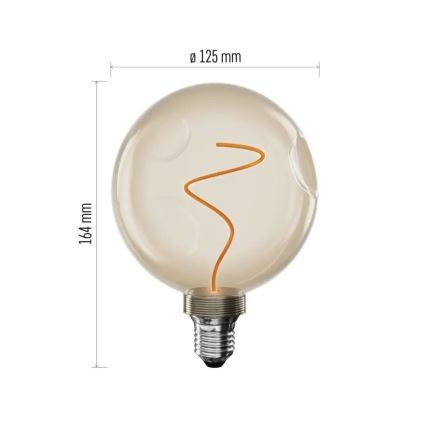 LED izzó DECO VINTAGE CG125A E27/4,5W/230V 1800K