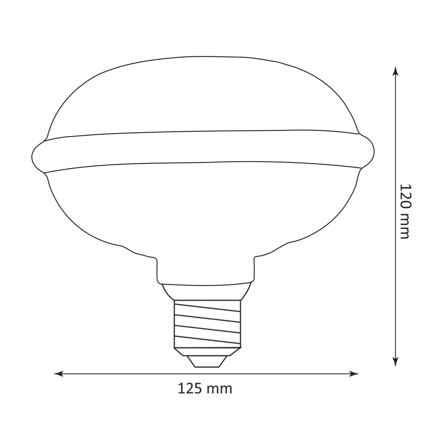 LED Izzó DECO VINTAGE FILAMENT UFO130 E27/4W/230V 1800K