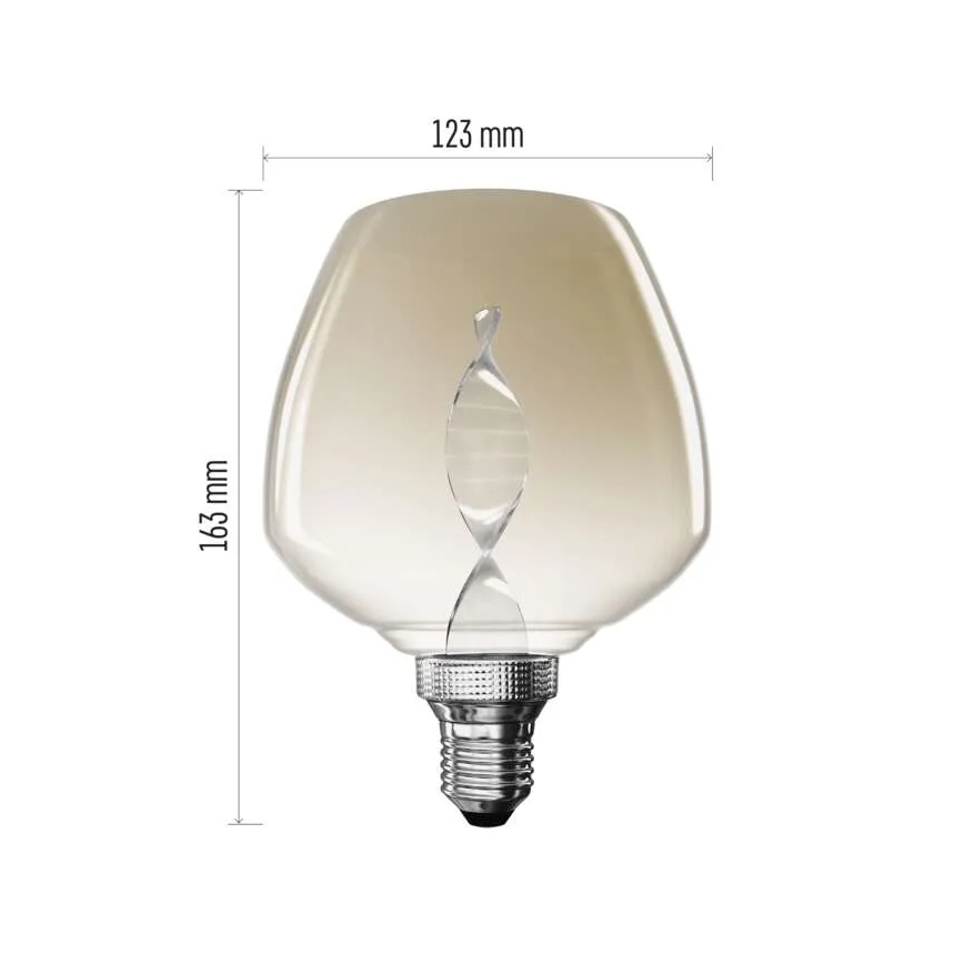 LED izzó DECO VINTAGE S123 E27/3,5W/230V 1800K