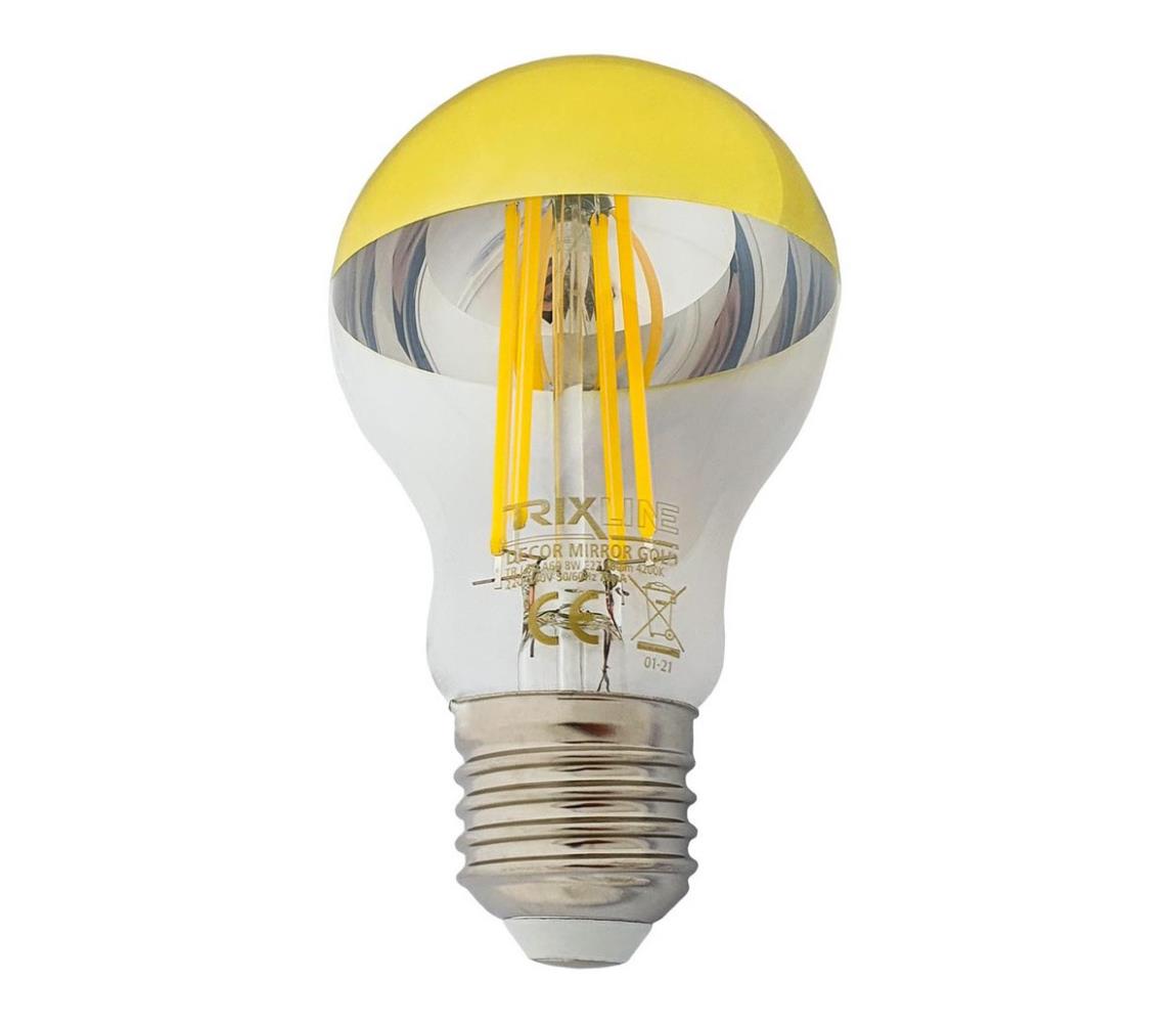 LED izzó DECOR MIRROR A60 E27/8W/230V 4200K arany tükrös búrával 80000679