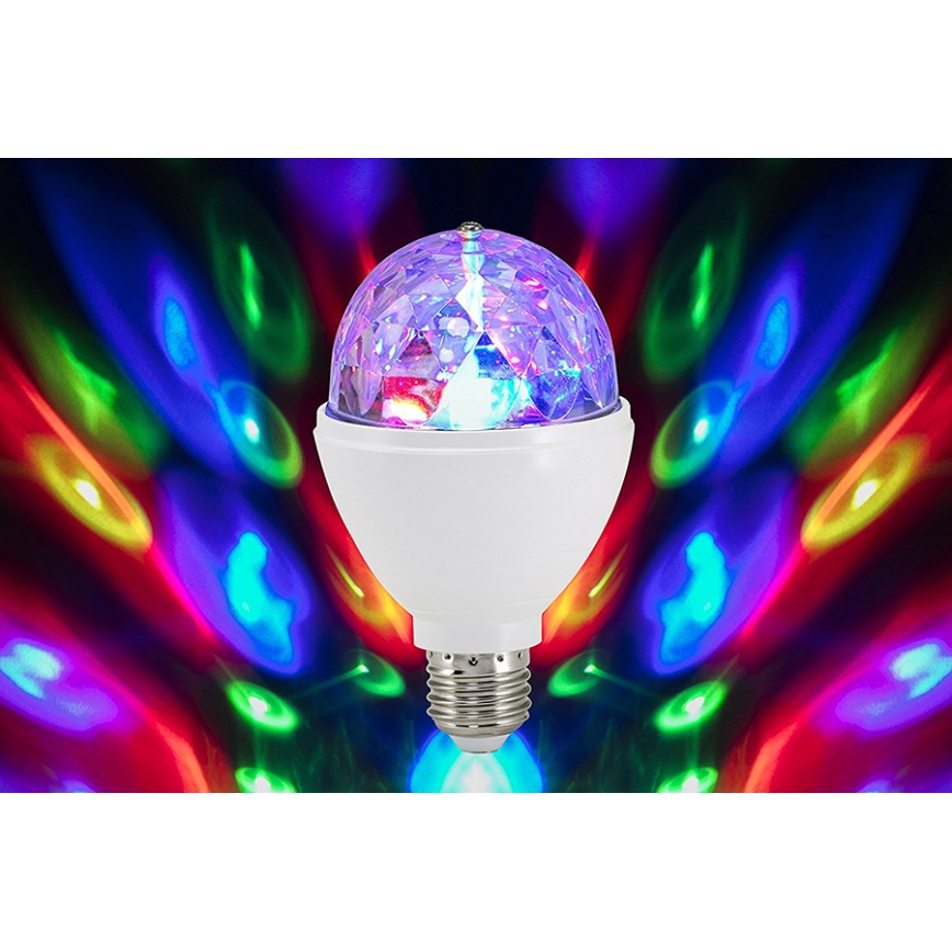 LED izzó DISCO LIGHT E27/3W/230V - Briloner 0528-003