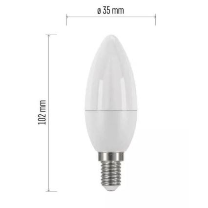 LED Izzó E14/4,2W/230V 2700K CRI 94 Ra