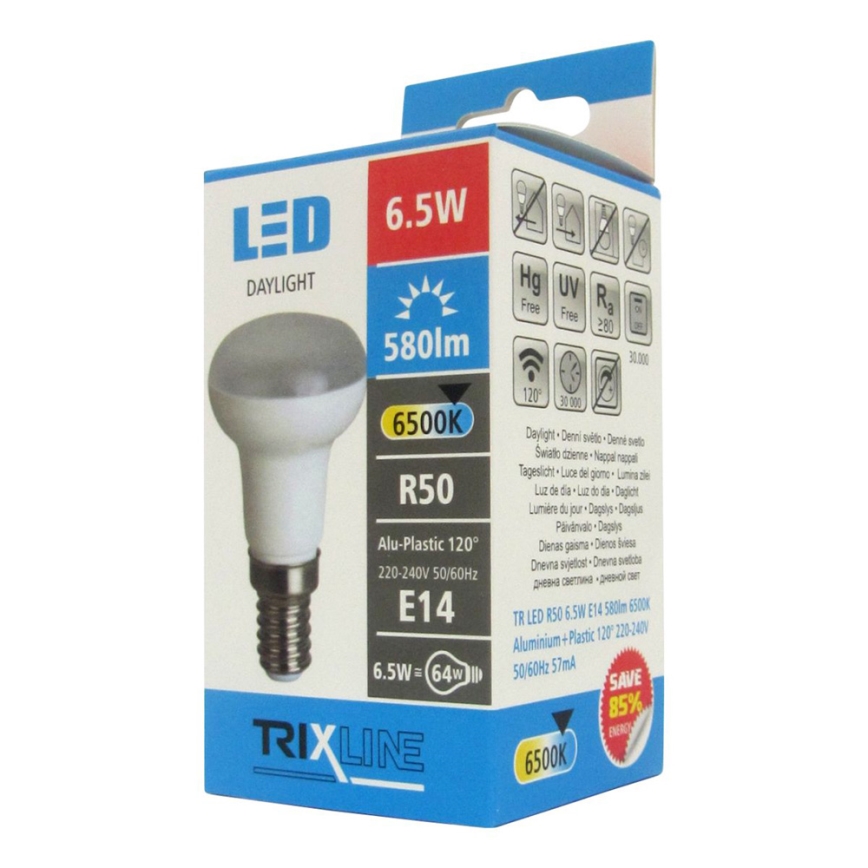 LED Izzó E14/6,5W/230V 6500K