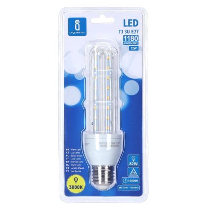LED Izzó E27/12W/230V 3000K - Aigostar