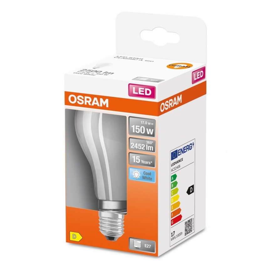 LED Izzó E27/17W/230V 4000K - Osram