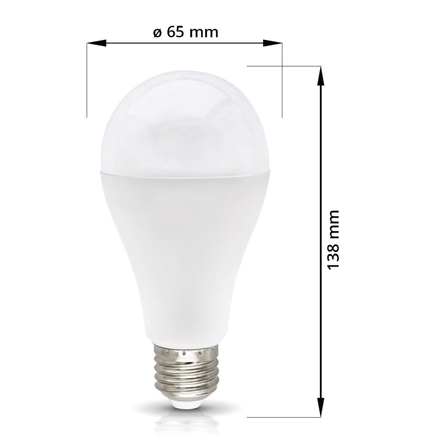 LED Izzó E27/18W/230V 4000K