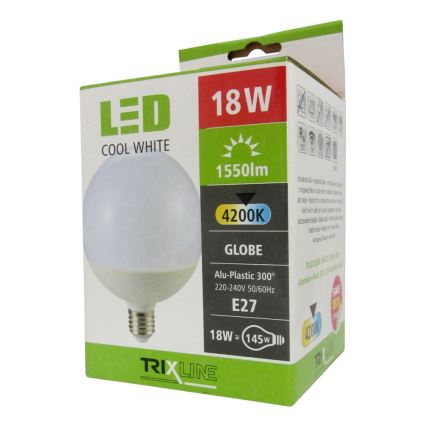 LED Izzó E27/18W/230V 4200K