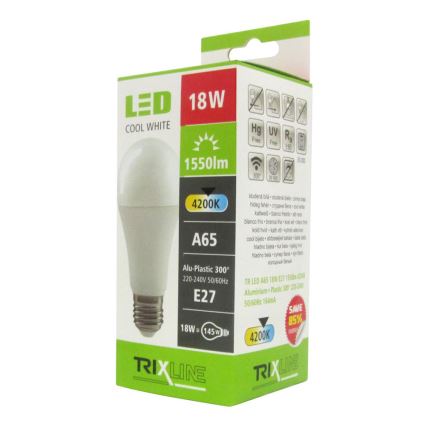 LED Izzó E27/18W/230V 4200K