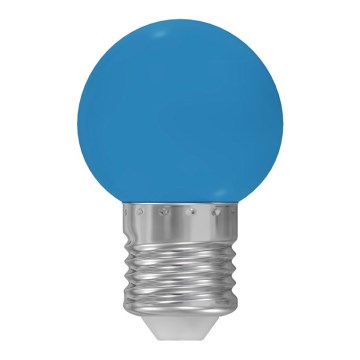 LED izzó E27/1W/230V 5500-6500K kék