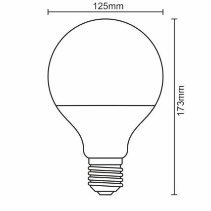 LED Izzó E27/20W/165-265V 4000K