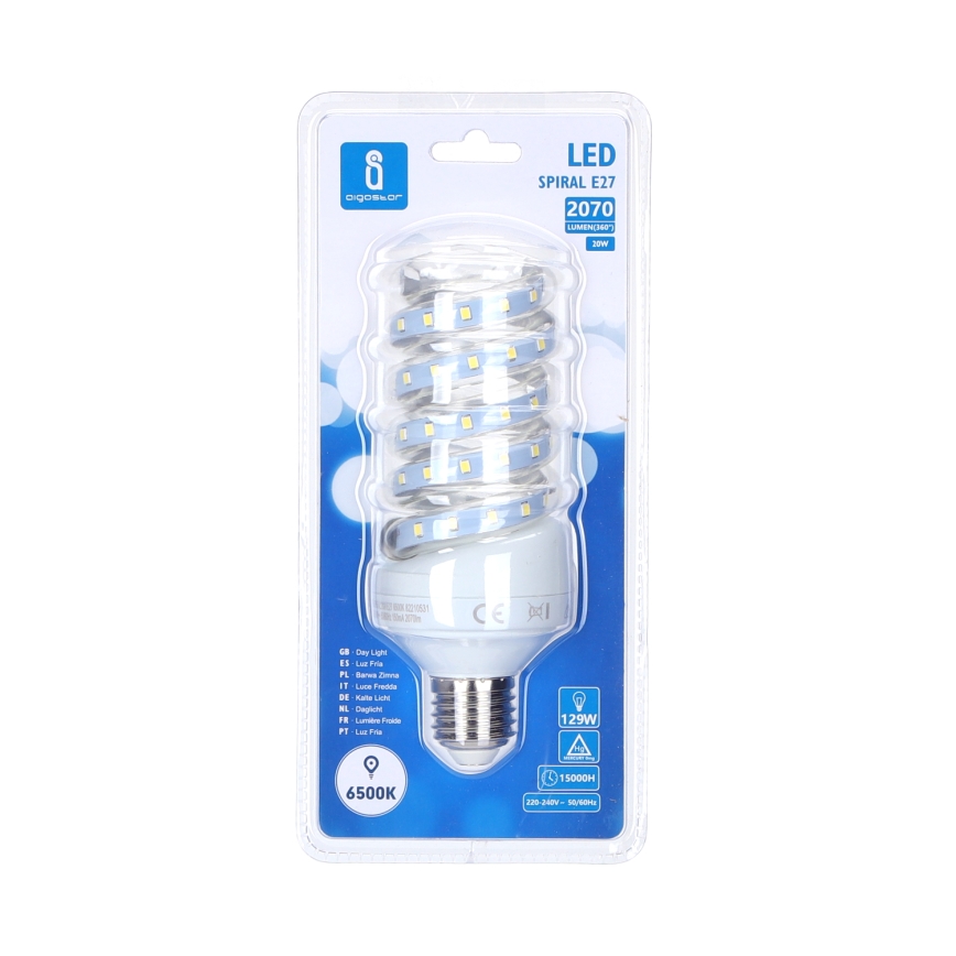 LED Izzó E27/20W/230V 6500K - Aigostar