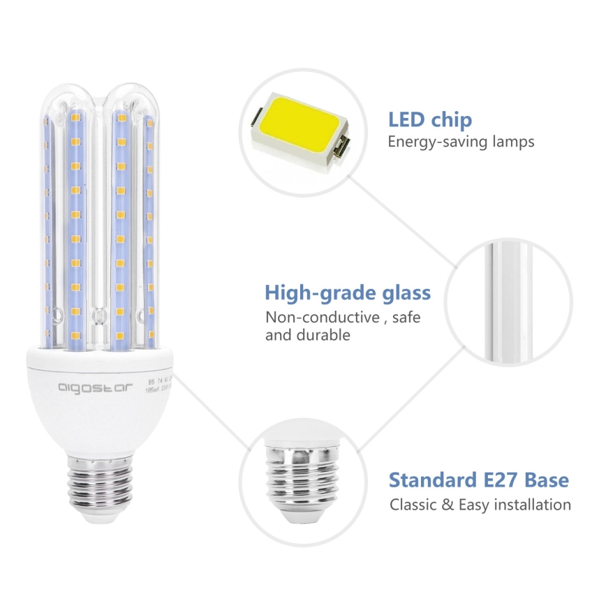 LED Izzó E27/23W/230V 3000K - Aigostar