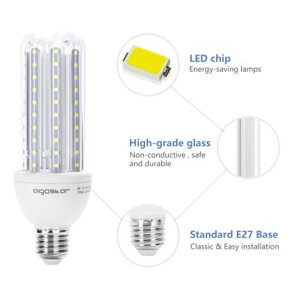 LED Izzó E27/23W/230V 6500K - Aigostar