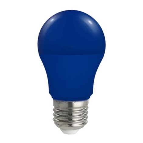 LED izzó E27/5W/230V kék