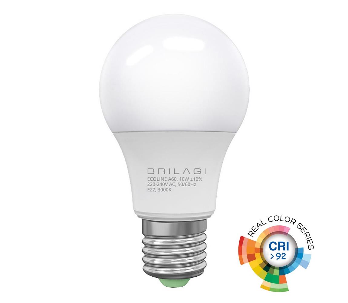 LED izzó ECOLINE A60 E27/10W/230V 3000K CRI 92