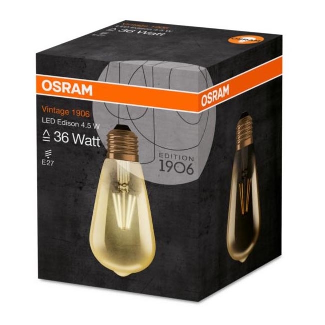 LED Izzó EDISON E27/4W/230V 2500K - Osram