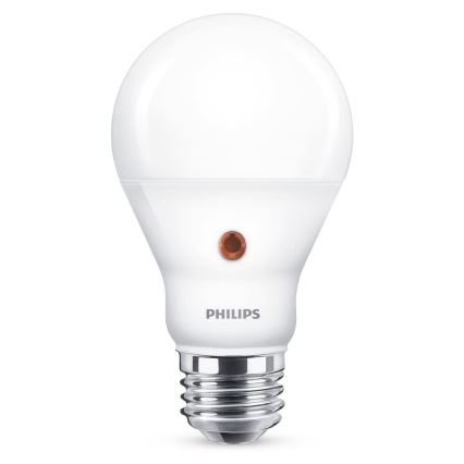 LED Izzó érzékelővel Philips A60 E27/6,5W/230V 4000K