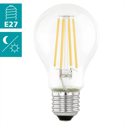 LED Izzó érzékelővel VINTAGE A60 E27/6W/230V 3000K - Eglo 11886