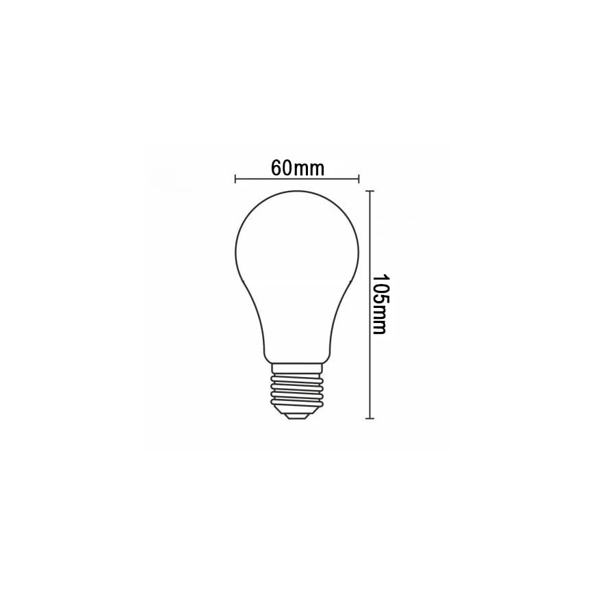 LED Izzó FILAMENT A60 E27/6W/230V 4000K
