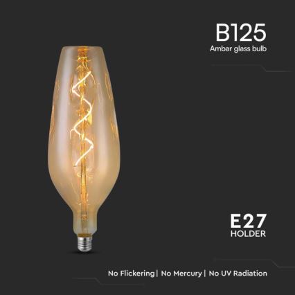 LED Izzó FILAMENT B125 E27/4W/230V 2700K