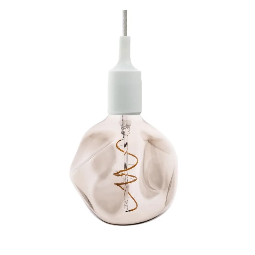 LED Izzó FILAMENT BUMPED SMOKE G125 E27/4W/230V 2000K füstös