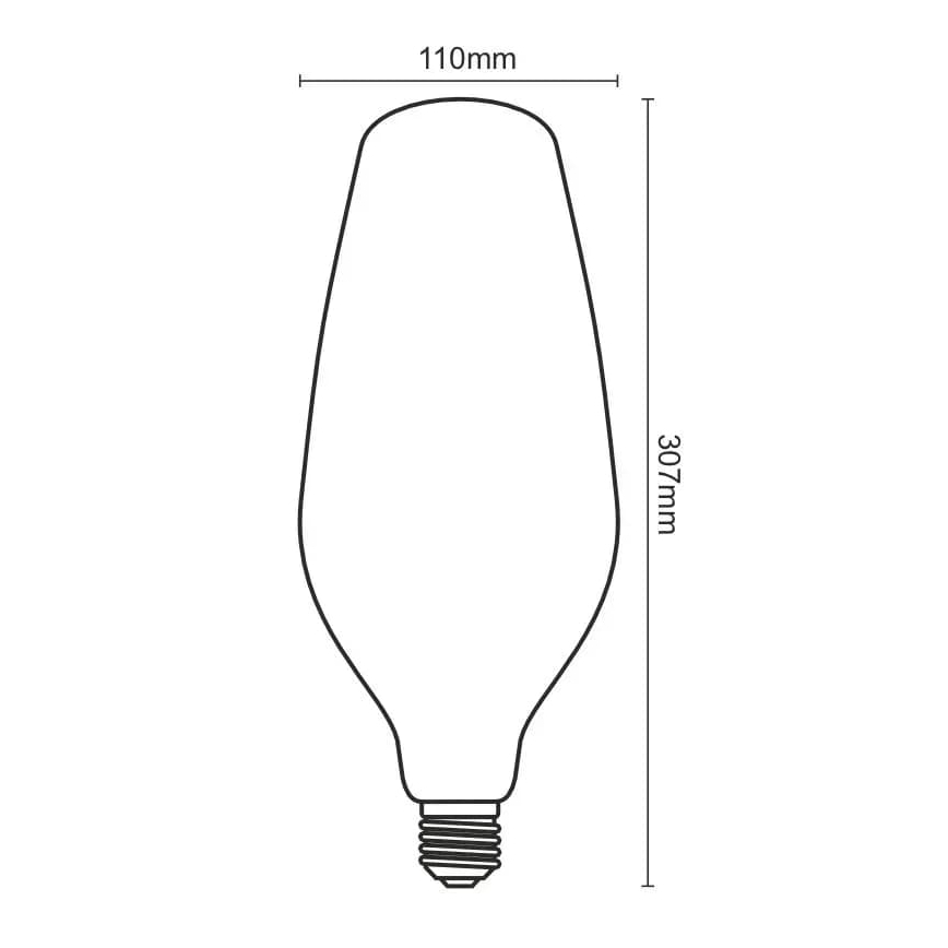 LED Izzó FILAMENT BUMPED VINTAGE BT110 E27/4W/230V 2000K