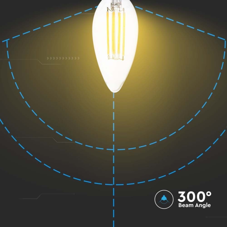 LED Izzó FILAMENT E14/5,5W/230V 3000K