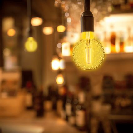 LED Izzó FILAMENT E27/4W/230V 1800K ananász - Aigostar