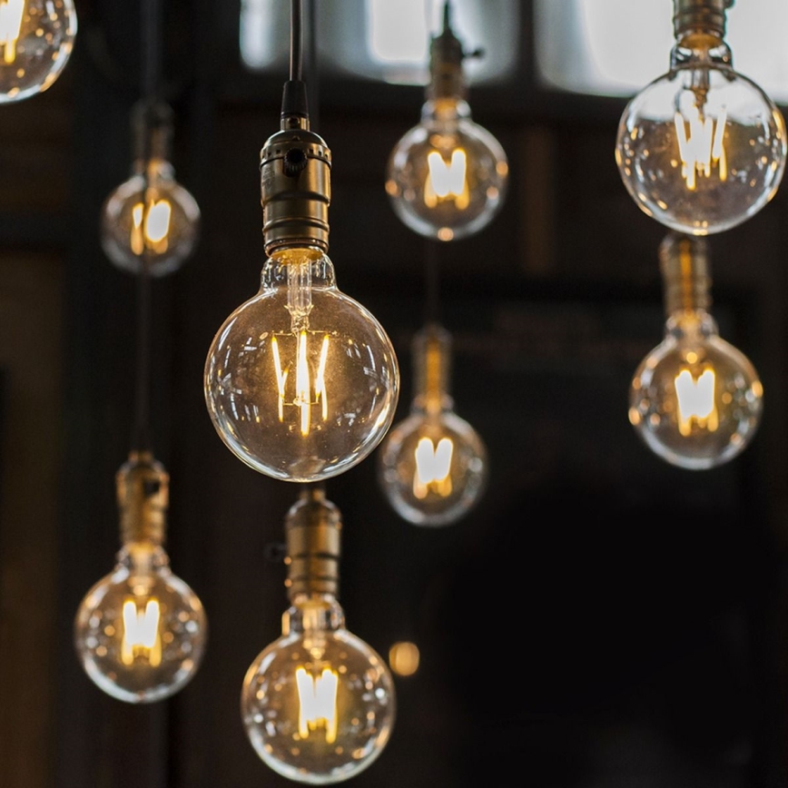 LED Izzó FILAMENT G125 E27/10W/230V 3000K