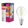 LED Izzó FILAMENT P40 E14/4W/230V 2700K - Osram