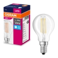 LED Izzó FILAMENT P40 E14/4W/230V 4000K - Osram
