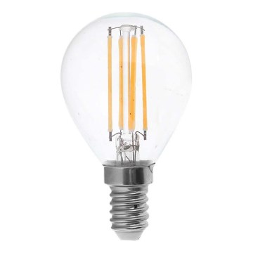 LED Izzó FILAMENT P45 E14/6W/230V 4000K