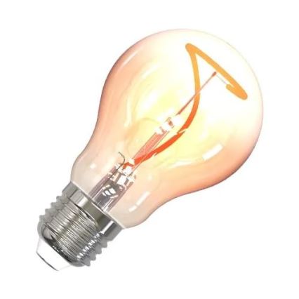 LED Izzó FILAMENT SHAPE A60 E27/4W/230V 1800K barna