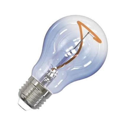 LED Izzó FILAMENT SHAPE A60 E27/4W/230V 1800K kék