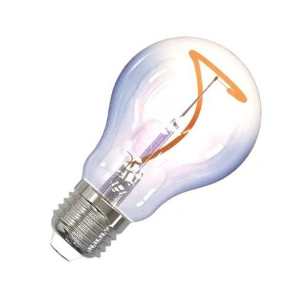 LED Izzó FILAMENT SHAPE A60 E27/4W/230V 1800K kék