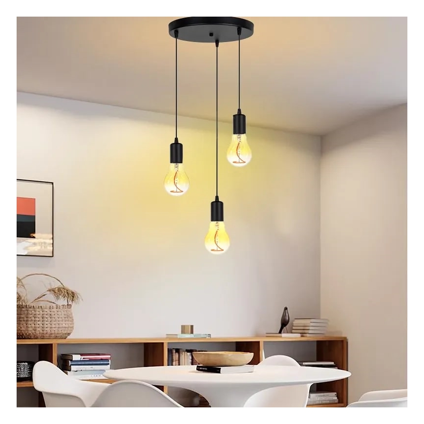 LED Izzó FILAMENT SHAPE A60 E27/4W/230V 1800K sárga