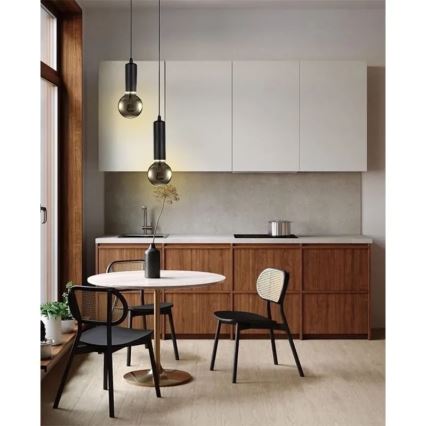 LED Izzó FILAMENT SHAPE G95 E27/4W/230V 1800K füstös