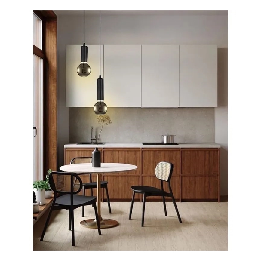 LED Izzó FILAMENT SHAPE G95 E27/4W/230V 1800K füstös