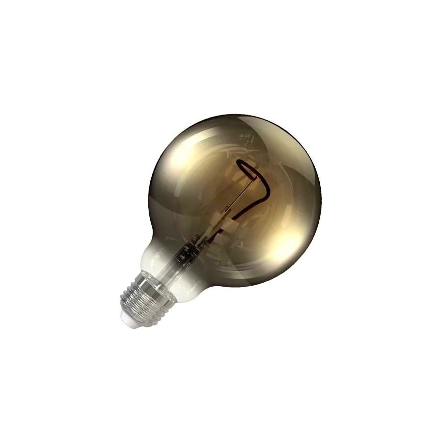 LED Izzó FILAMENT SHAPE G95 E27/4W/230V 1800K füstös