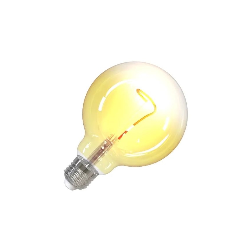 LED Izzó FILAMENT SHAPE G95 E27/4W/230V 1800K sárga